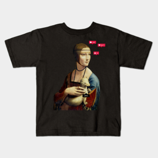 Da Vinci Kids T-Shirt - The Lady with an Ermine Influencer by Lab7115